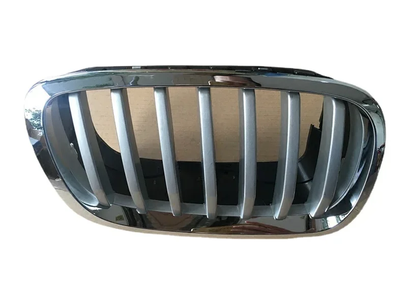 

Gloss Silver Front Kidney Grille for 2010-2013 BMW X6 E71 E72 Mesh Grill