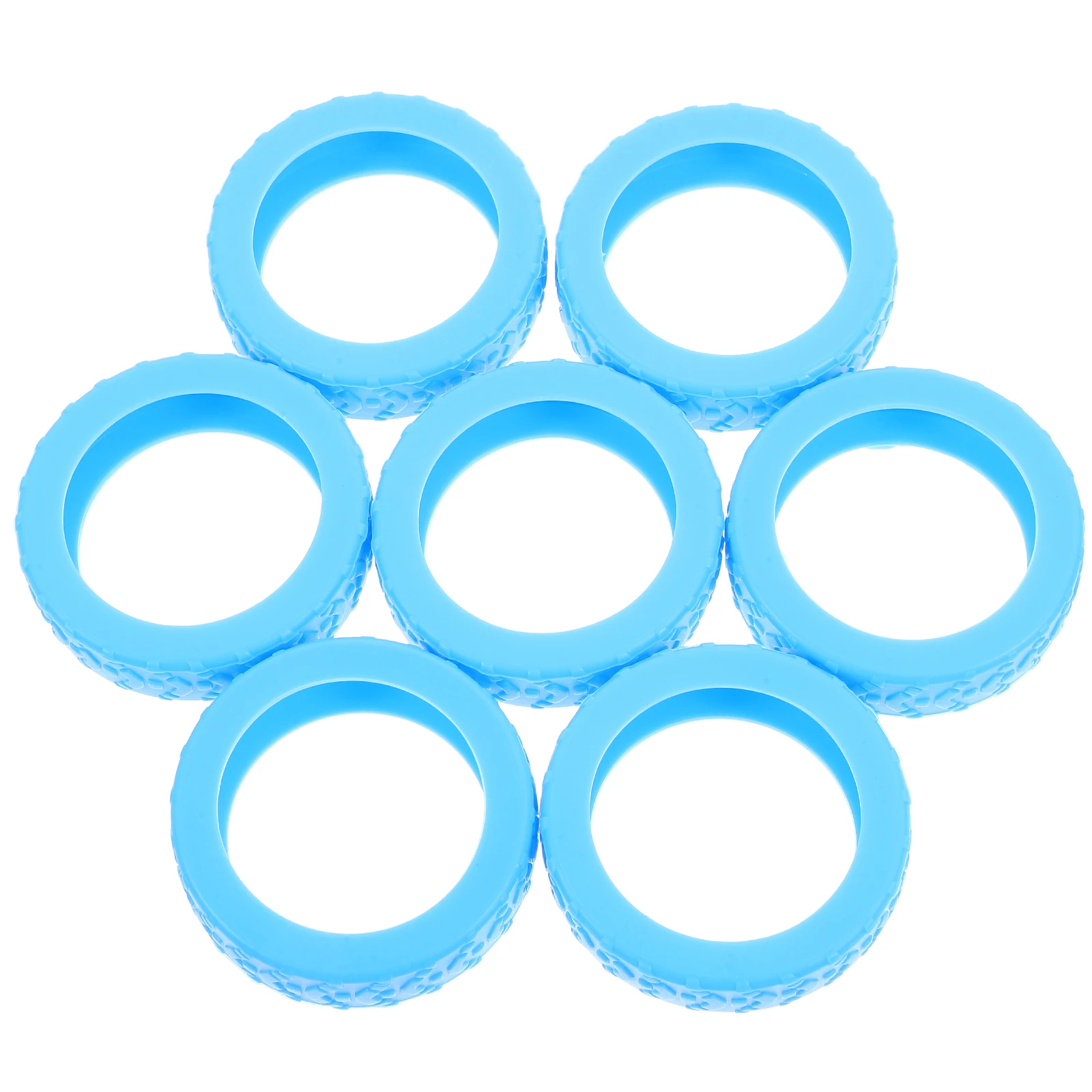 

8pcs Silicone Luggage Wheel Covers Protector Smooth Noise Reduction Floor Protector for Travel Bags Suitcase Wheel Cover Pads