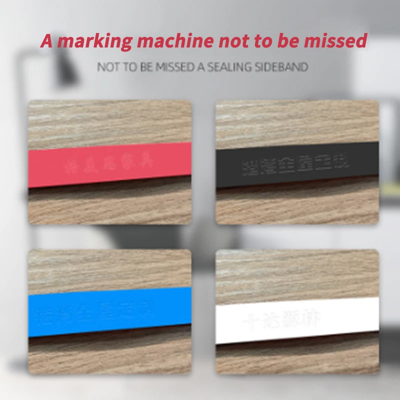 

DW-F Edge Banding Strip Marking Machine Semi-Automatic Imprinting Tools Metal Wood Board Leather Brand Logo Multifunction Bander