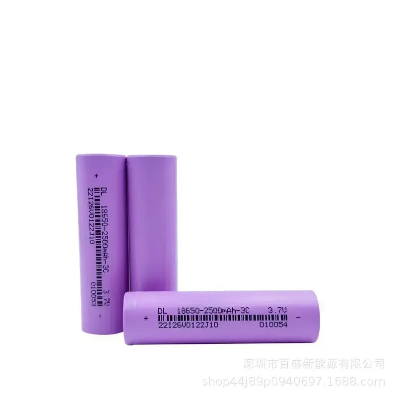 Original 100% 18650 Li-ion rechargeable battery 3.7V 2000mAh 10A discharge for flashlight and power tool screwdriver