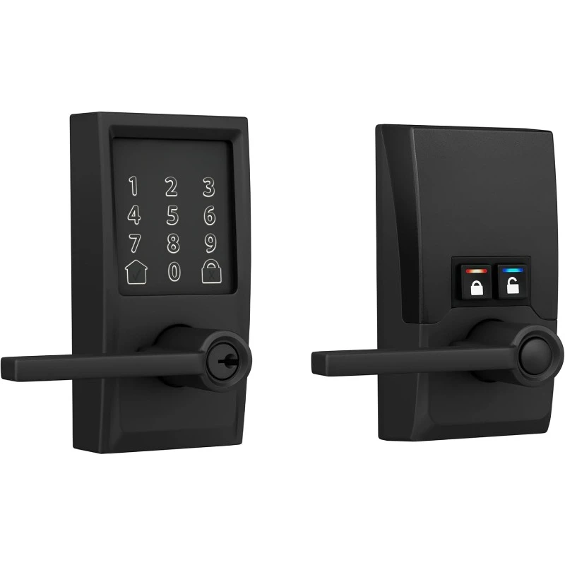 FE789WBCEN622LAT Encode Century WiFi Latitude Lever Smart Keyless Entry Touchscreen Door Lock,home.