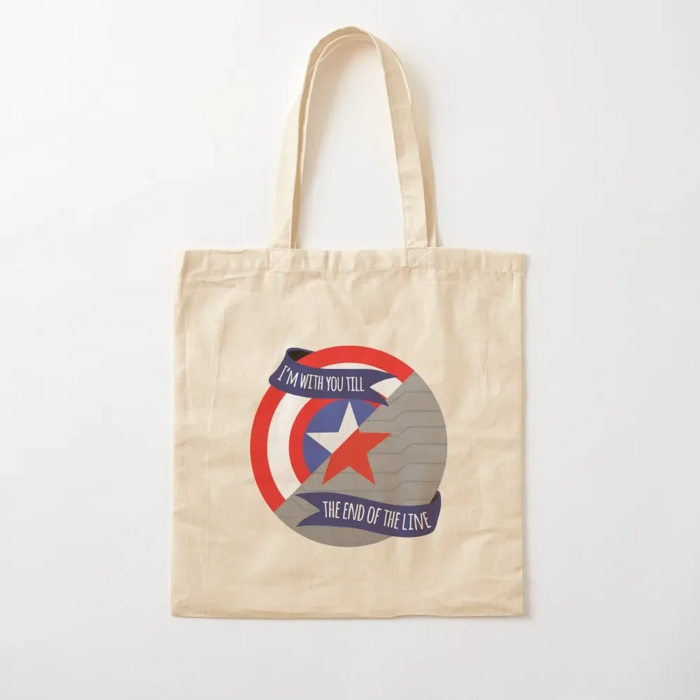 

I'm With You Till the End Of The Line - Stevebucky Tote Bag reusable shopping bag tote bag university shopper bags for women