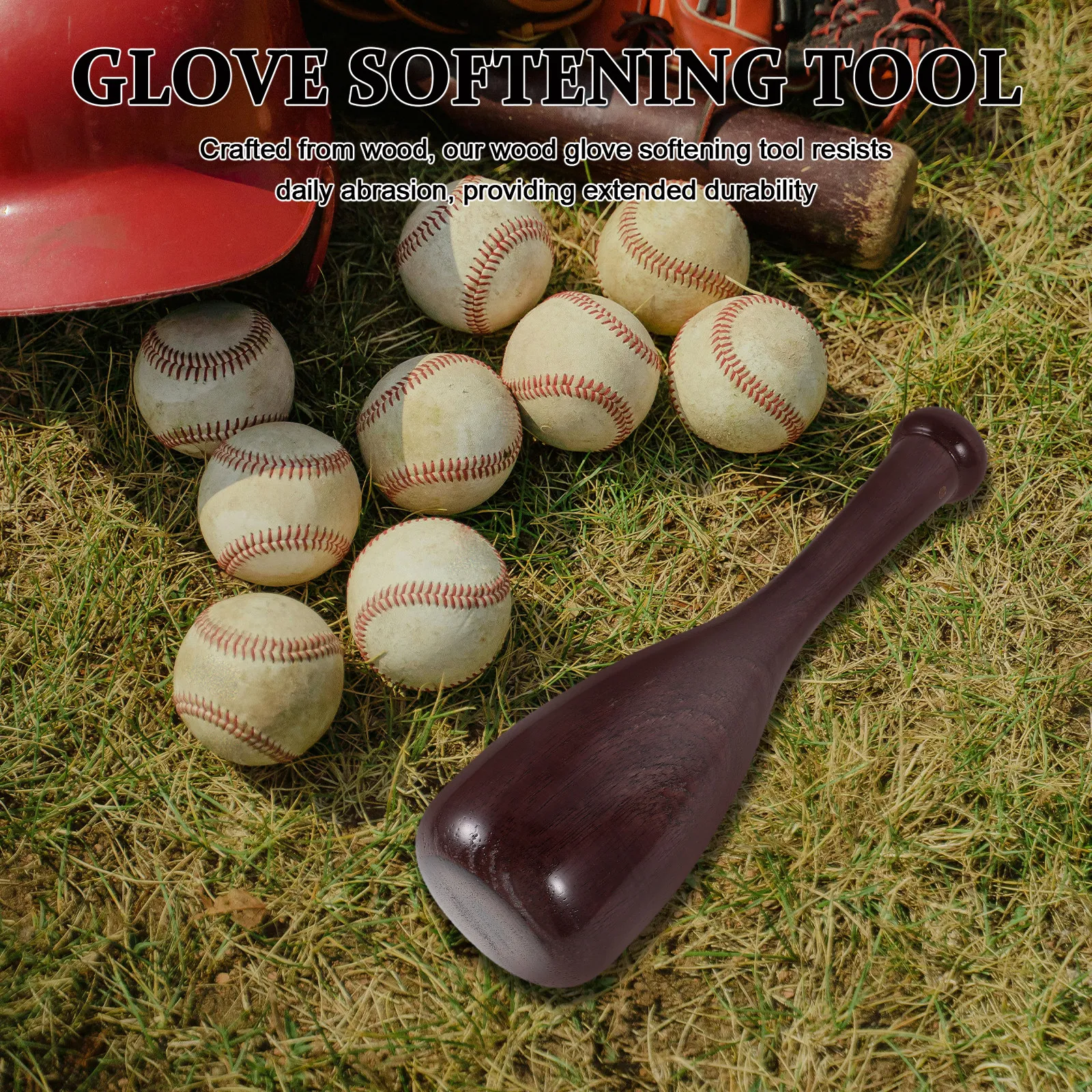 野球グローブ用マレット、無垢材、人間工学に基づいたハンドル、 - Woodworking Gloves のレビューと価格