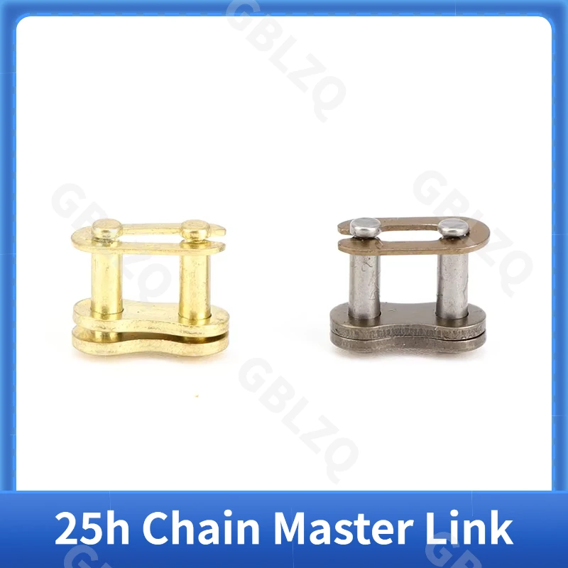 25H Chain Master Link Spring Clip Connecting Link for 33-49cc 2-Stroke Gas Scooter Mini ATV Dirt Pocket Bike