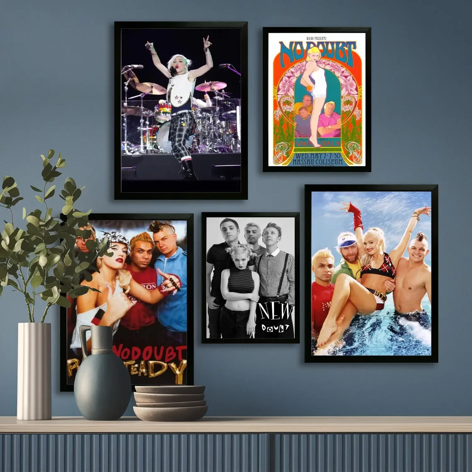 No Doubt Music Canvas Art Poster and Wall Art, Picture Print, Modern Family Bedroom Decor, Posters,Decorative painting