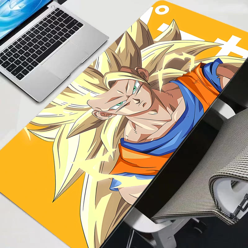 Mouse pads Gaming Keyboard Rug Laptop Japan Cool Anime Mouse Pad XXL Black DBZ Dragon Ball Z Desk Mat PC Gamer Carpet Mousepad