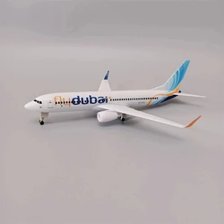 Die cast simulated alloy aircraft model for 20cm1:400 Dubai Airlines B737 metal souvenir aircraft, civil aviation aircraft