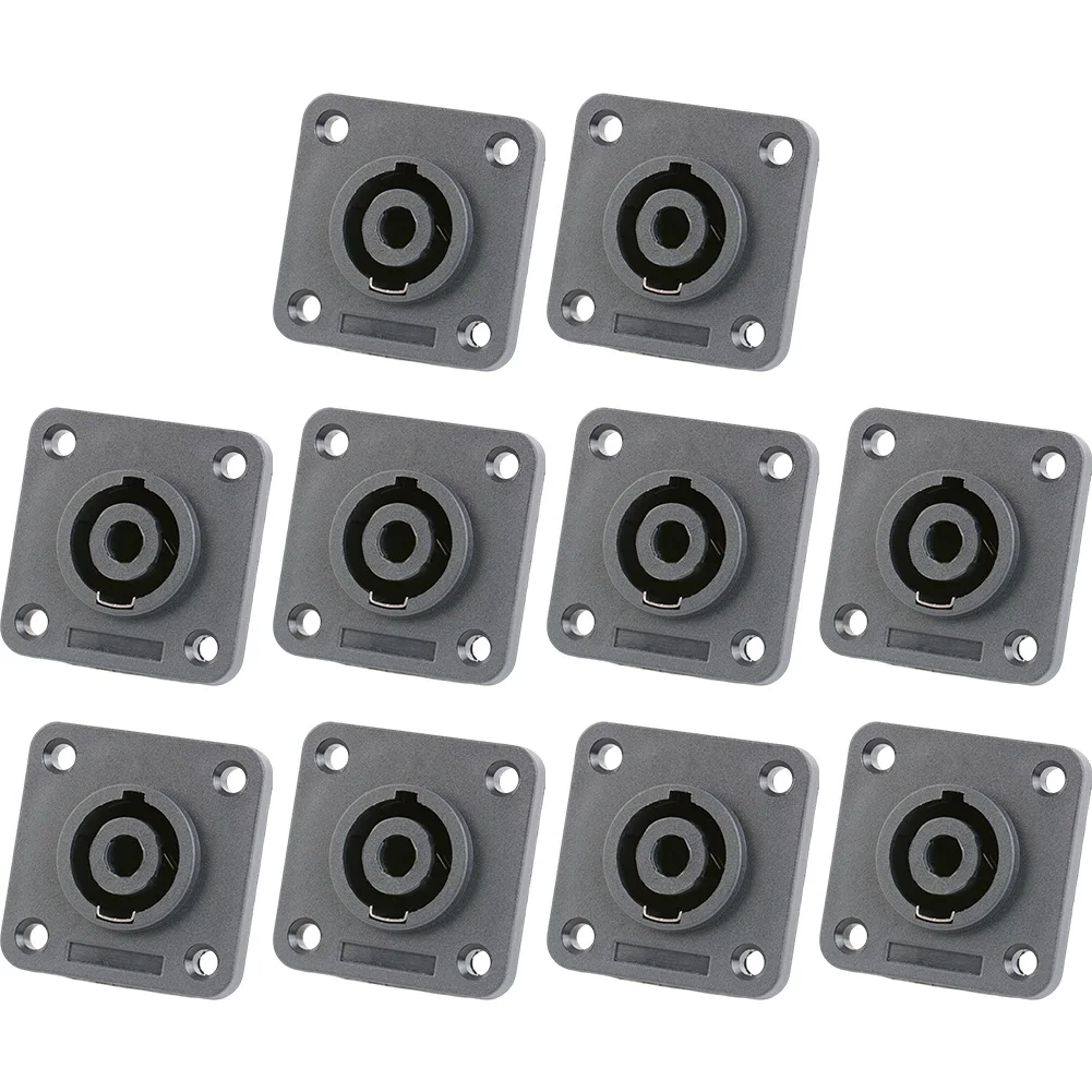 For 4-Pole Speakon Connector Receptacle Famale Audio Connector 4-Pole Receptacle NL4 Socket Ohm Audio Socket