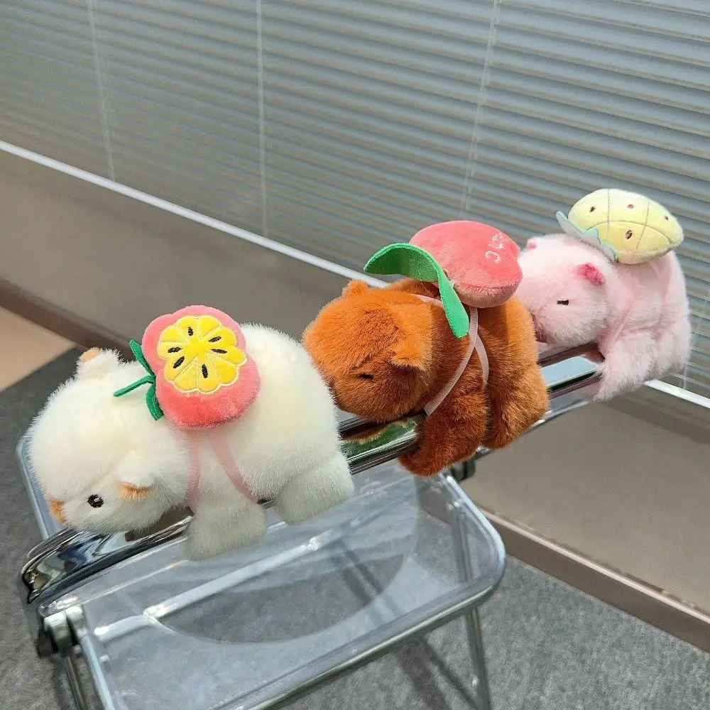 

Capybara Rodent Slap Bracelet Series Simulation Wrist Style Plush Doll Slap Bracelet Pink Capybara Cute Doll