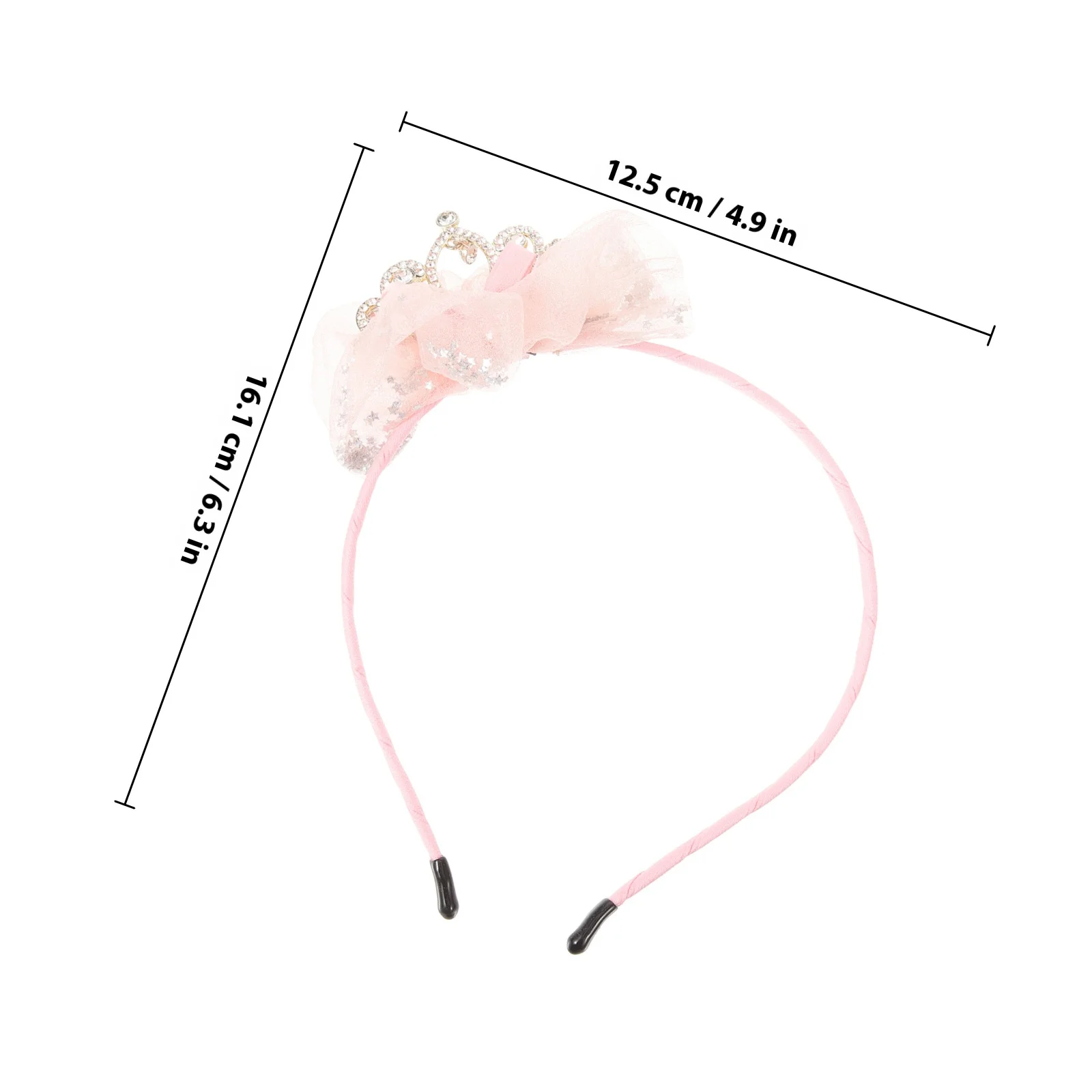 Bahan Aman Ikat Kepala Mahkota Gadis Kecil Desain Halus Aksesori Rambut Putri Pesta Anak-anak Dekoratif Ulang Tahun