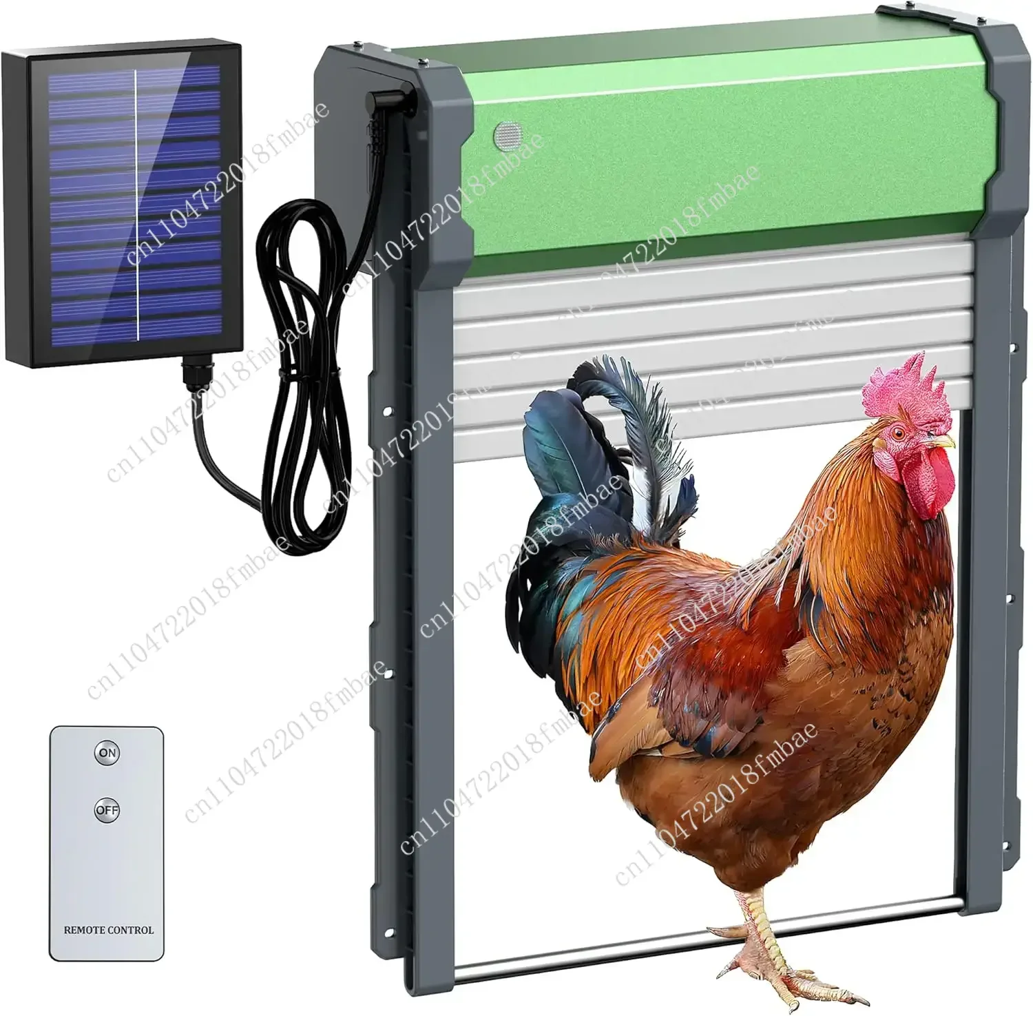 Solar automatic chicken door - with timer and light sensor