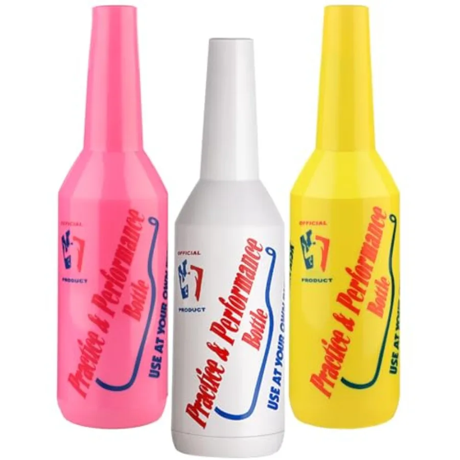 

Flair Bottle Mix Color Set of 3 - Cocktail Shaker, Training Bottle, Flair Bartender Practice and Performance Bottle 25oz/750ml