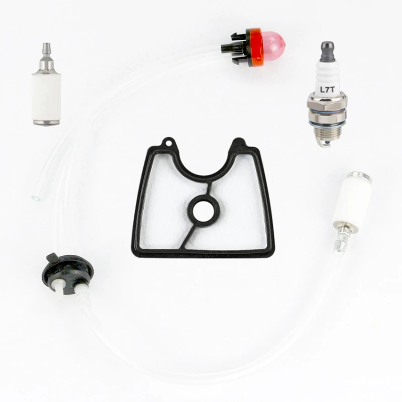 Juego de enchufes de línea de combustible de filtro de aire AAAN para Husqvarna 125B/BX/BVX 545081811   Kit de línea de aceite Carb C1Q-W37
