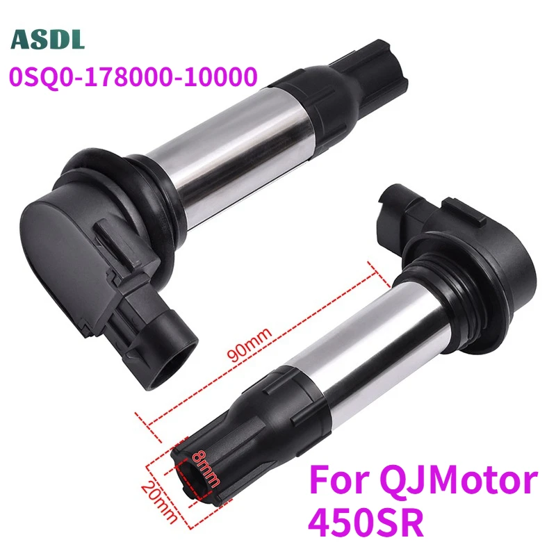 

Motorcycle Spark Plug High Pressure Cap Cover ATV Dirt Pit Bike For QJMotor 450SR 450 SR 0SQ0-178000-10000