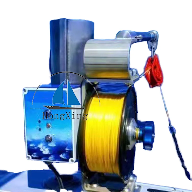 

Boat Deep Sea Winch Deep Fishing Reel Hand-electric Pull Boat Fishing Rod Vessel Gear