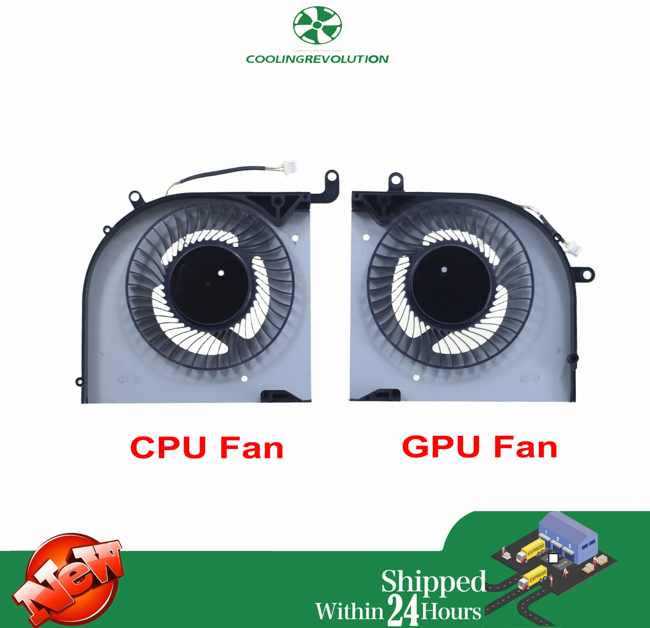 Laptop CPU GPU Cooling Fan for MSI Creator Z16P Z16P-B12U MS-15G1 BS6212MS-U5W BS6212MS-U5Z