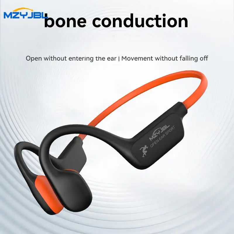 

MZYJBL Wireless Earphone A28 Bone Conduction Bluetooth Headset TWS Sport Running Waterproof Open Ear Neckband Headphone With Mic
