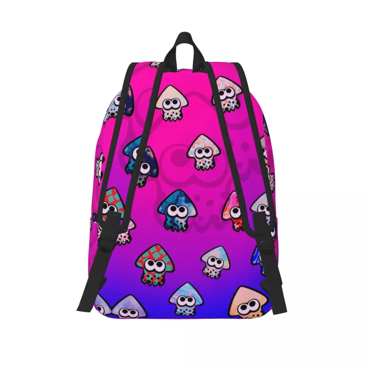 Mochila De Collage de pulpo para adolescentes, juego de Splatoon para estudiantes de escuela secundaria, mochila de viaje