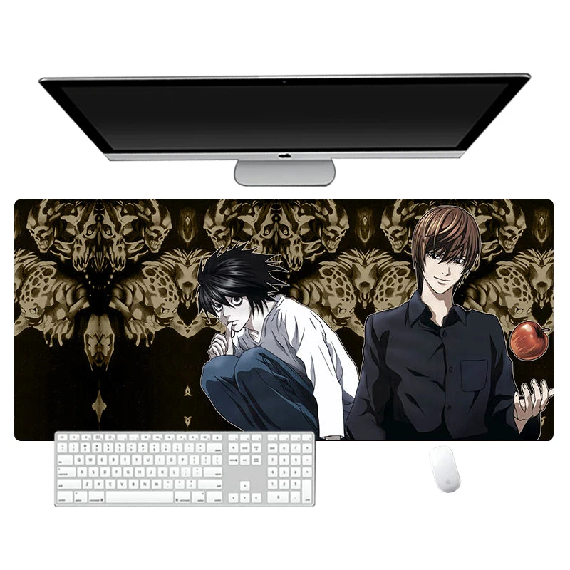 Death Note XL 700X300 Anime Mousepad HD Printing Computer Gamers Locking Lock Edge Mouse Pad XXL 1000x500mm Keyboard PC Desk Pad