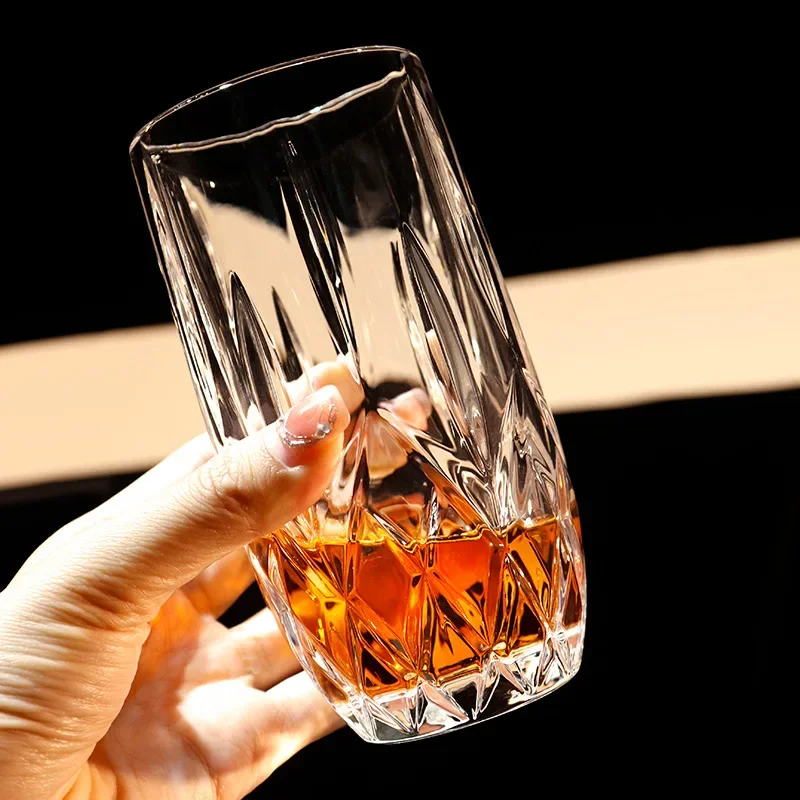 High Value Glass for Commercial Wine, Whiskey Glass Bar, Light Luxury Beer Cup, New
