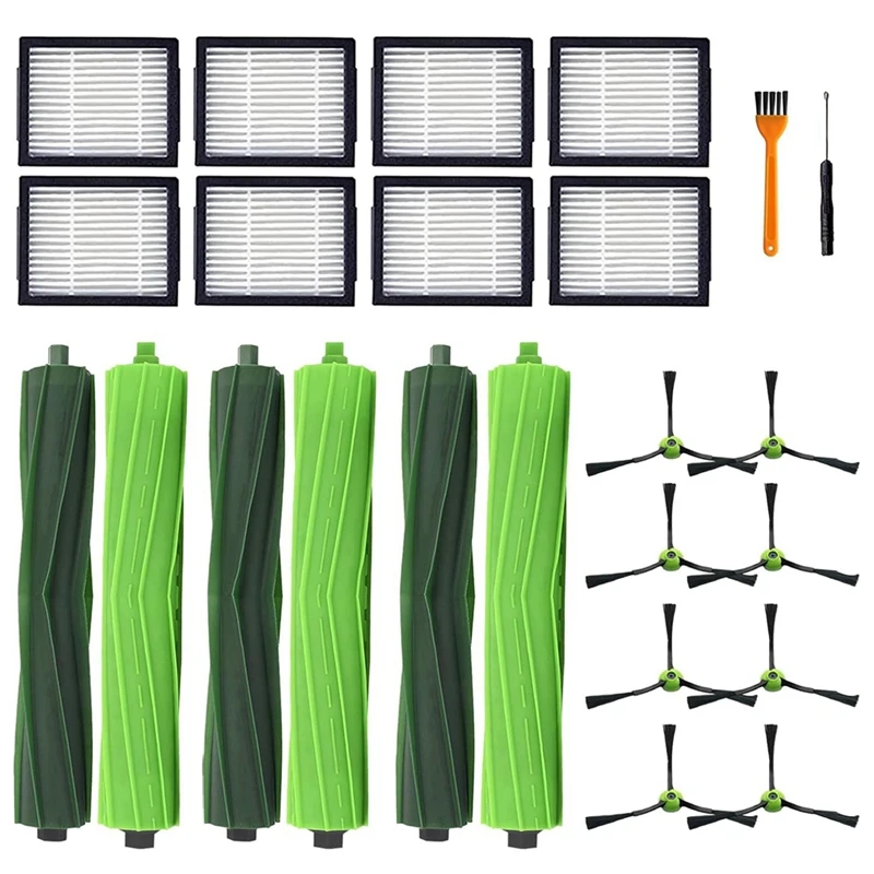 A31I 24 個 IRobot ルンバ I3 I3+ I7 I7+ I4 I6 I6&I8 I8+/Plus E5 E6 E7 J7 I、E &J シリーズ真空部品ローラーブラシフィルター