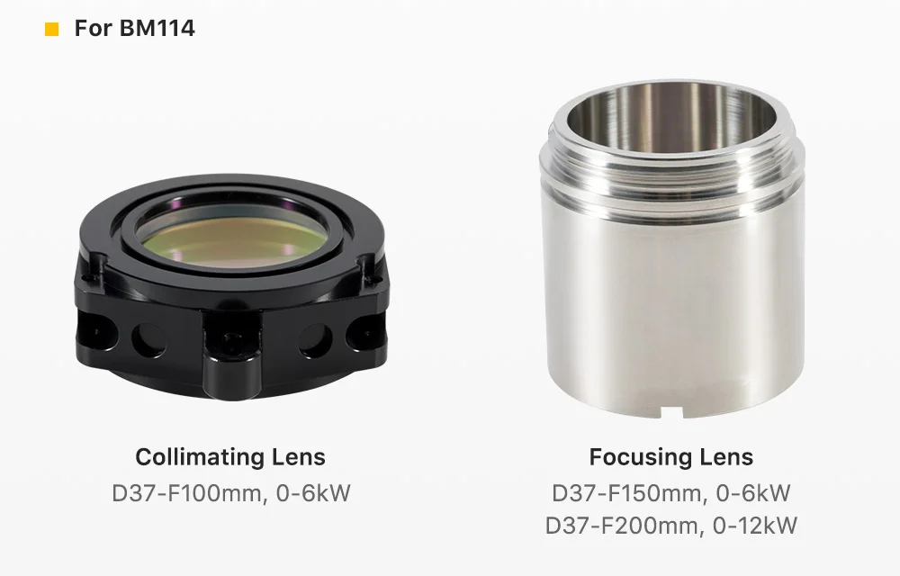 Raytools BM114 BM115 Dia37mm Kollimations- und Fokussierlinse mit Linsenhalter F100 F150 F200 für Faserschneidkopfteile – Detail 2