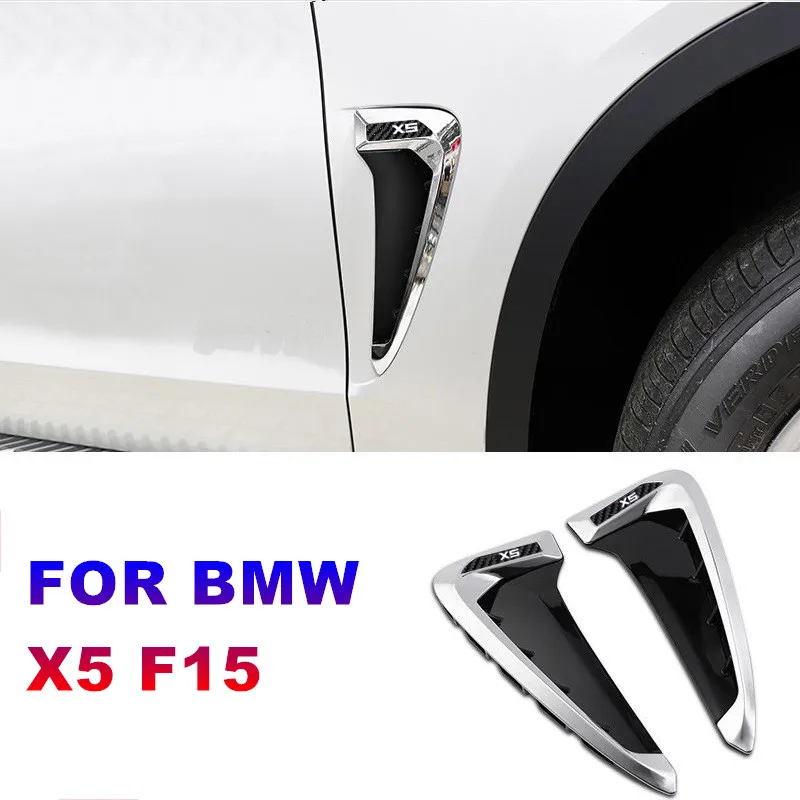 

Car Side Vent Trim Cover Fender Side Marke carbon fiber pattern For BMW X5 F15 2014 2015 2016 2017 2018 Auto Accessories