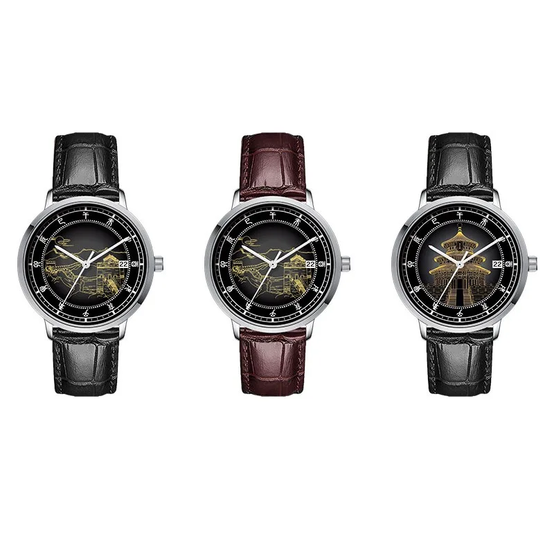 Custom Calendar Quartz Men's Watch, Diameter 41MM