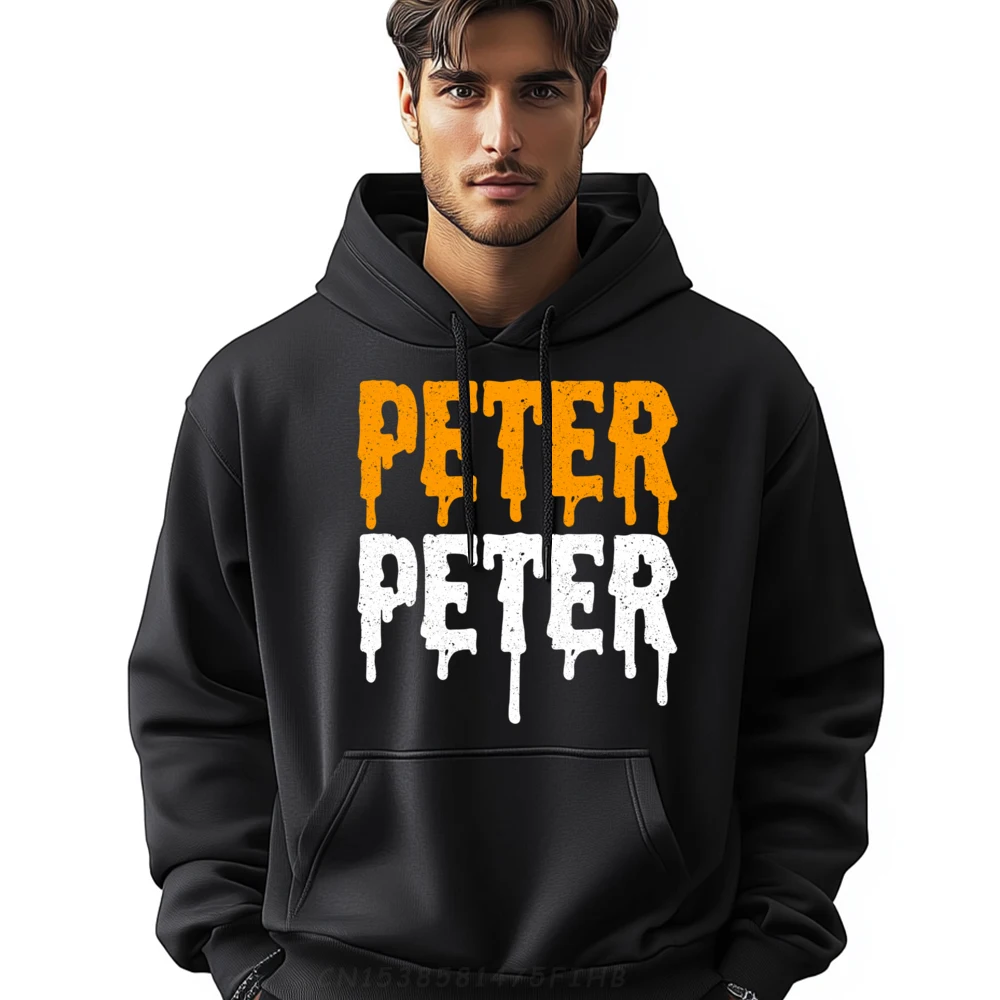 Peter Peter Pumpkin Eater Costume Designer Clothes Men Mans Soft Tee Hoodie Men Game Christmas Sweater