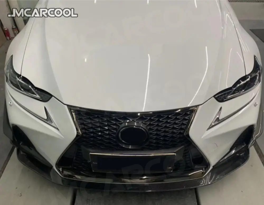 

Накладки на передние фары из карбона JMCARCOOL для LEXUS IS300 IS350 F Sport Sedan 2017 2018 2019, тюнинг экстерьера автомобиля
