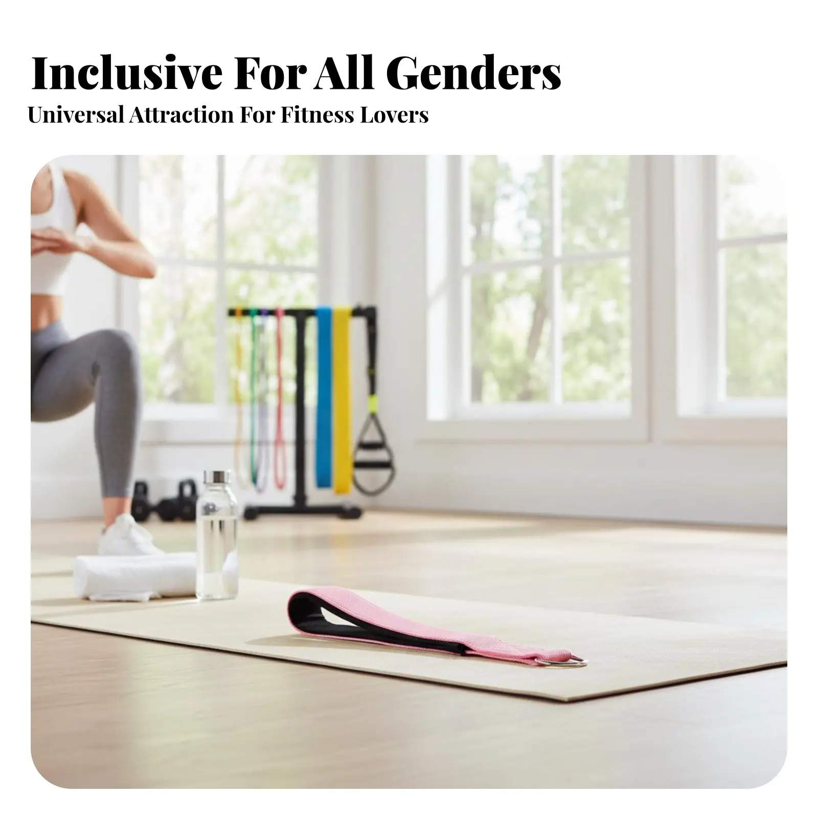 

Ремень для пилатеса с двойной петлей, прочный D-образный ремень для фиксации лодыжки