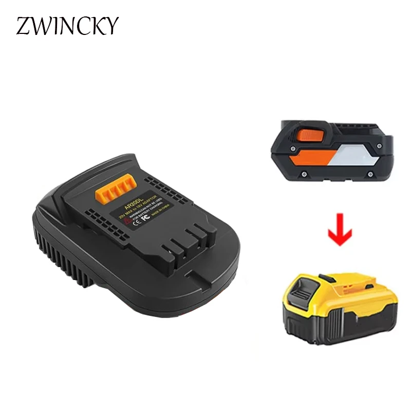 Adapter Converter for RIDGID/AEG 18V Lithium Battery Adapter Convert To for Dewalt 18V 20V Battery Power Tools DCB182 DCB184