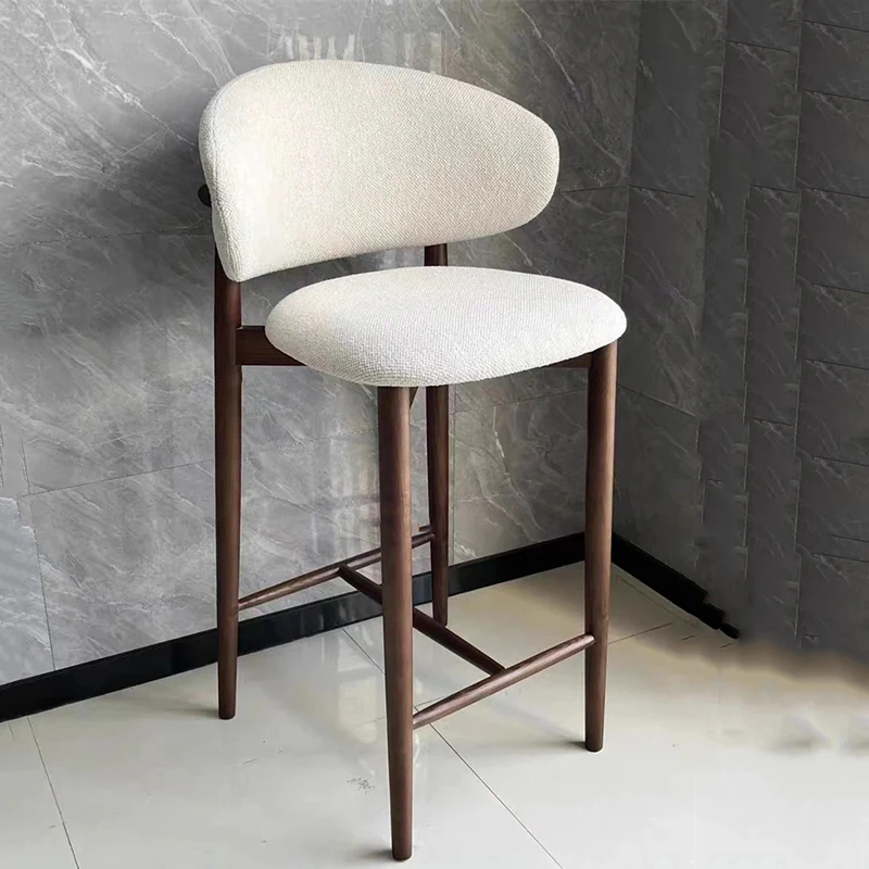 

Bedroom Office Bar Stools Kitchen Restaurant Luxury High Modern Bar Stools Make Up Wood Design Sgabello Cucina Alto Furniture