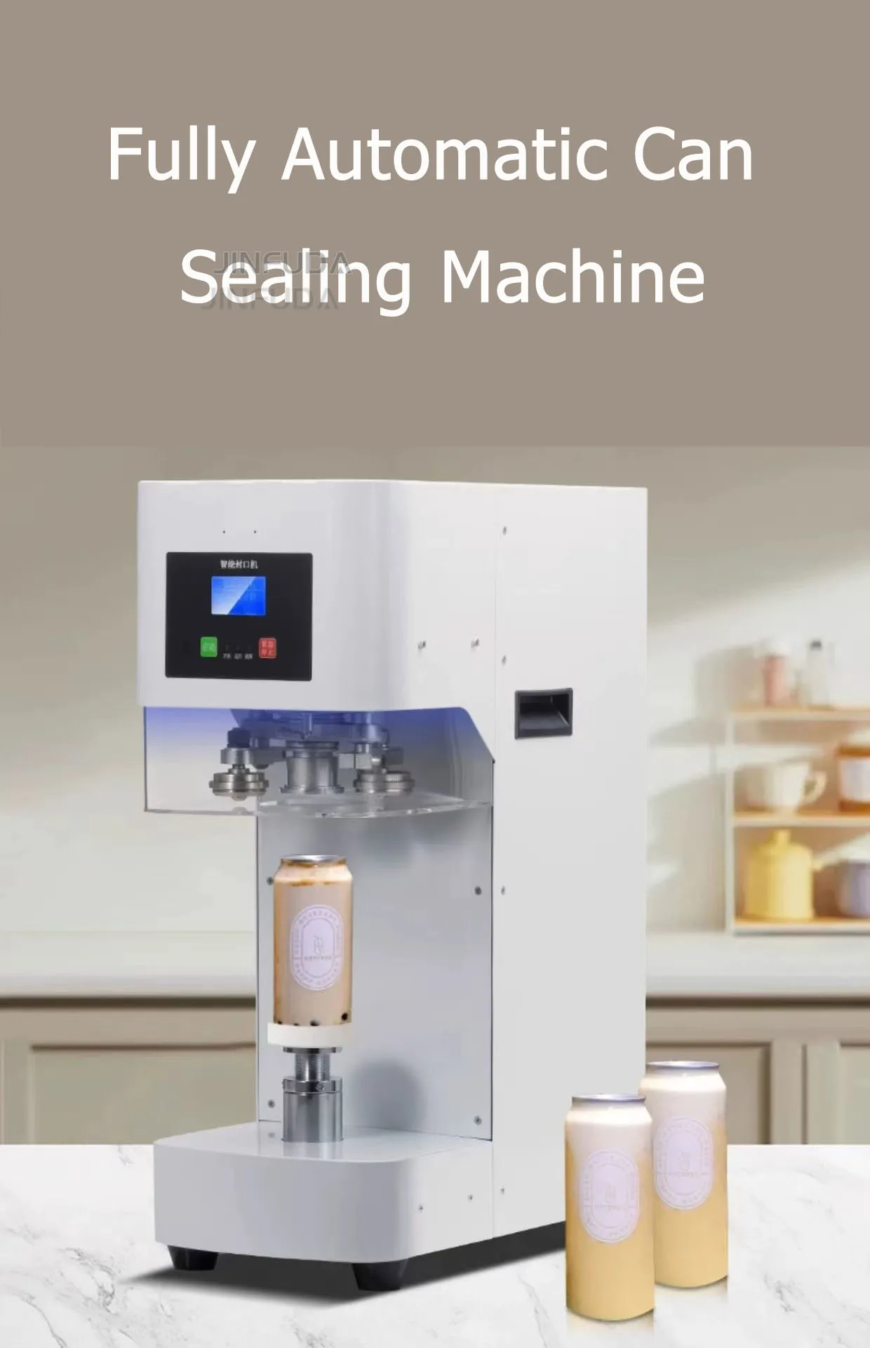 Full auto Cans Seaming Machine Full Automatic Intelligent Sealing Machine