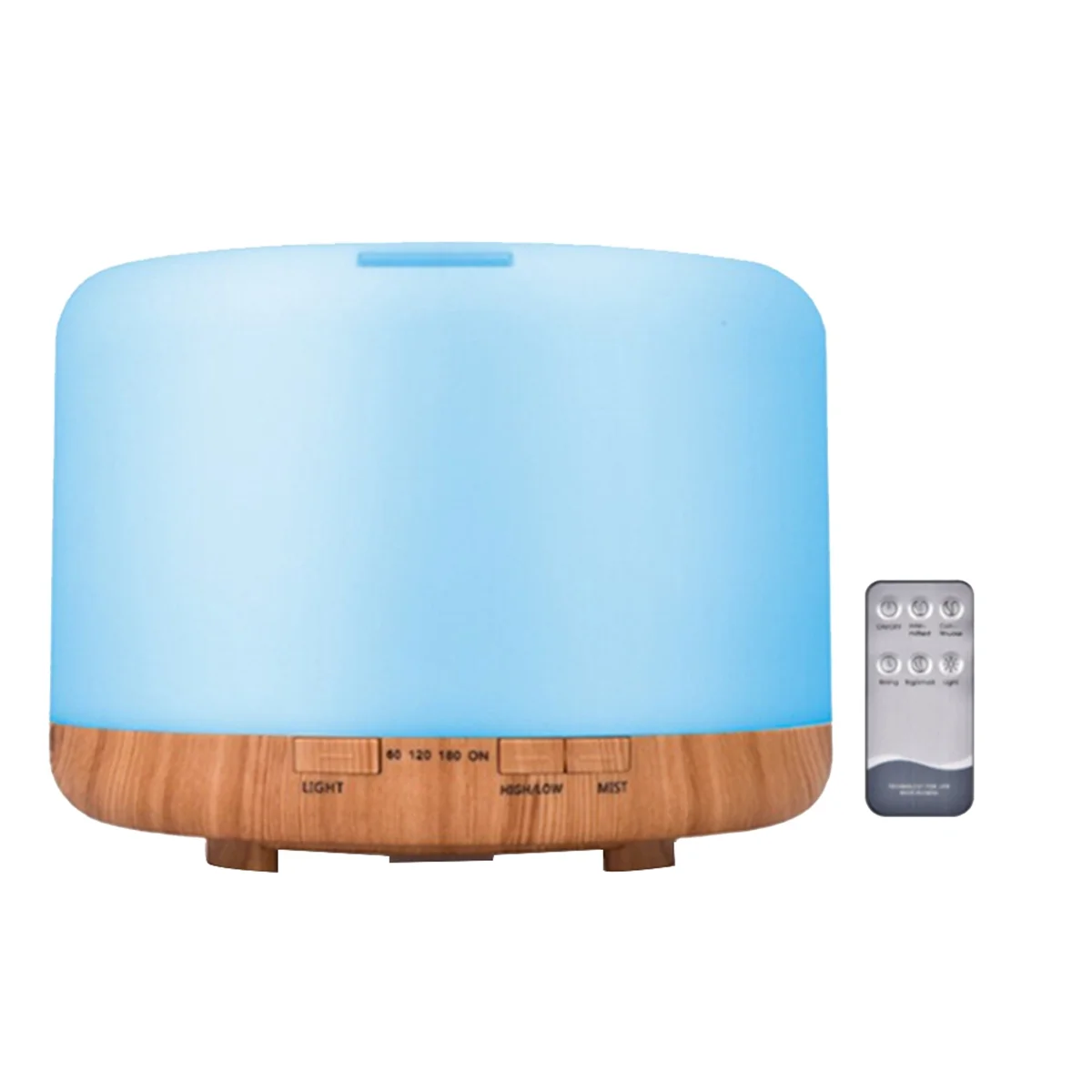 HOT Essential Oil Diffuser 500ml Humidifier Diffusers Aromatherapy Diffuser with Remote Control UK Plug