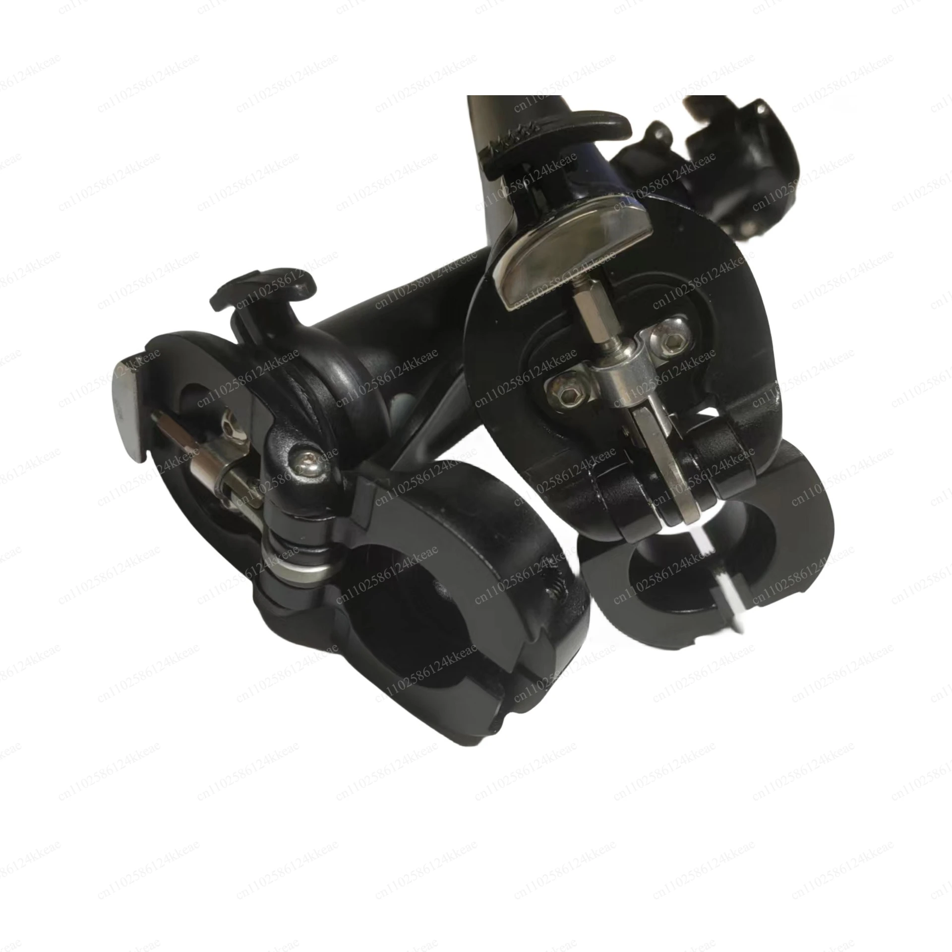Folding bicycle handle vertical aluminum alloy single section, solid, double section