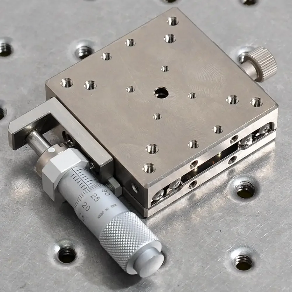 Manual Y-axis one-dimensional Japanese SURUGA BSS16-50C optical precision displacement fine-tuning sliding table steel 50mm