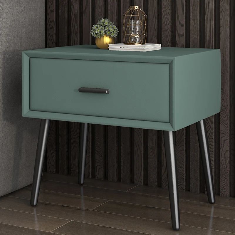 Single drawer Hong Kong style storage Nordic bedside table