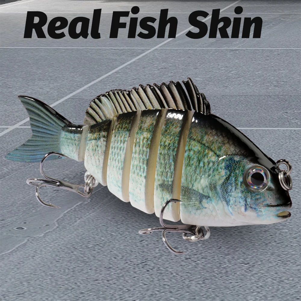 Swimbait multiarticular hundimiento lento – Cebo duro para lucio - imagen 4