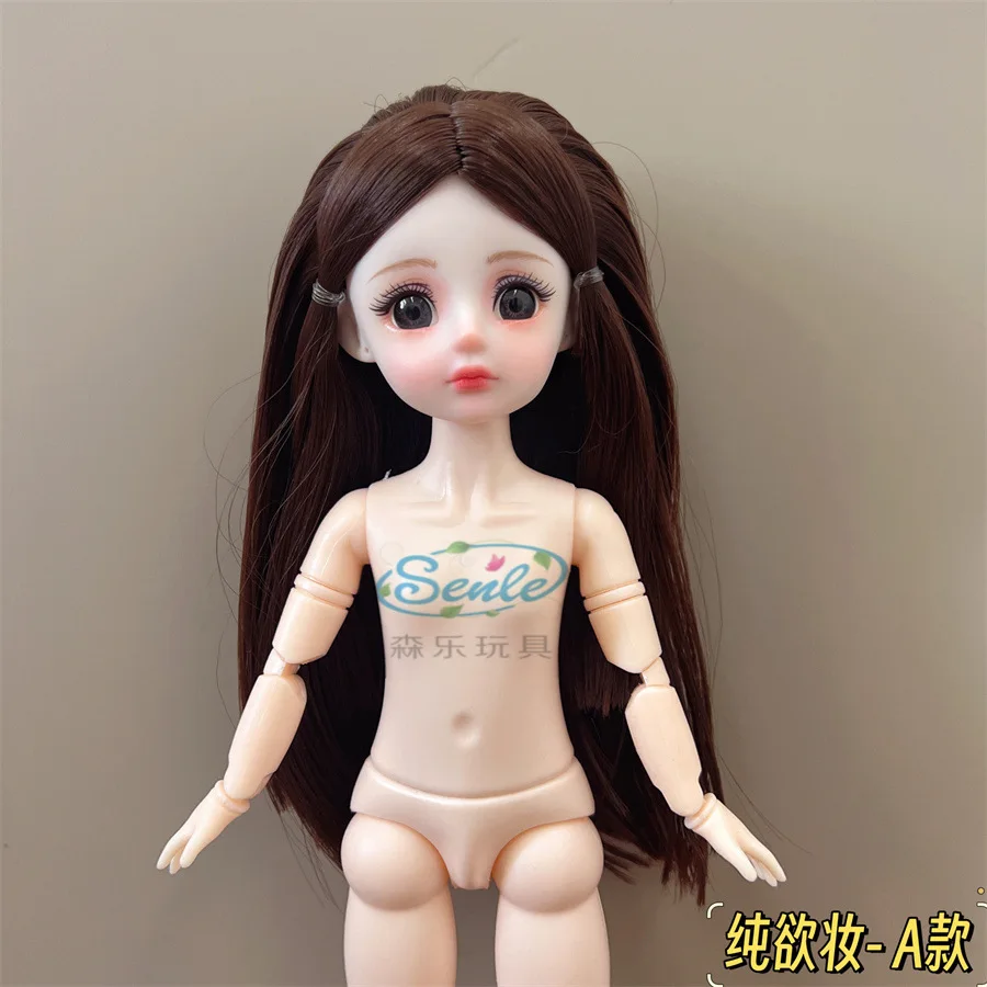 ตุ๊กตา BJD 30cm 1/6สำหรับเด็กผู้ชายและเด็กผู้หญิง20 Ball ตุ๊กตาแต่งหน้าเปลือยเปล่าแบบหมุนได้สำหรับของเล่นเด็กผู้หญิง