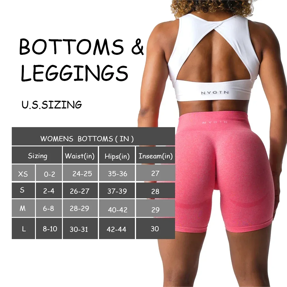 NVGTN YOGA Spandex Solid Seamless Shorts Women Soft Workout Tights Fitness Outfits Yoga Pants Gym Wear ﻿