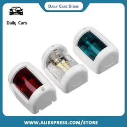 12V-Boat Side Light Navigation Lights Red Green Signal Lamp For Marine-Boat Yacht Truck Trailer Red Green Marine Side Lamp