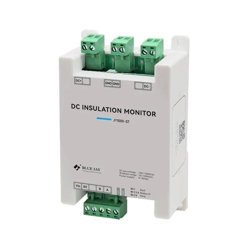 New JY1000-ST 100-1000VDC Insulation Device Relay Blue Jay RS485 Isolated DC EV Charger Insulation