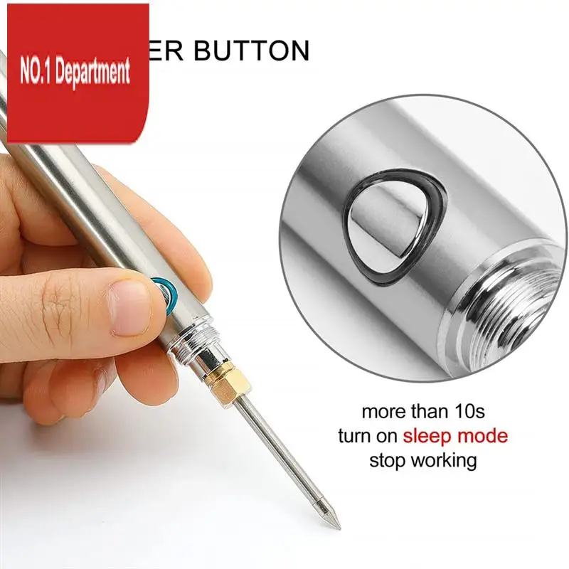 

Портативный беспроводной паяльник, перезаряжаемый через USB паяльник, паяльная ручка с питанием от батареи, сварочный инструмент с беспроводной зарядкой