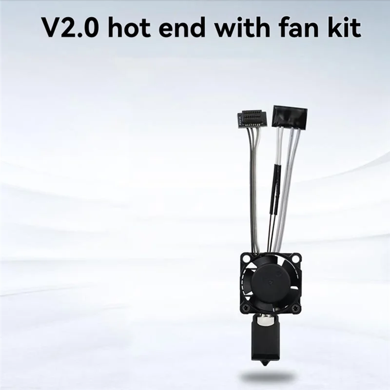 For Bambu Lab P1 3D Printer Hotend Kit With Cooling Fan Hardened Steel Nozzles Enhanced Printing Precision