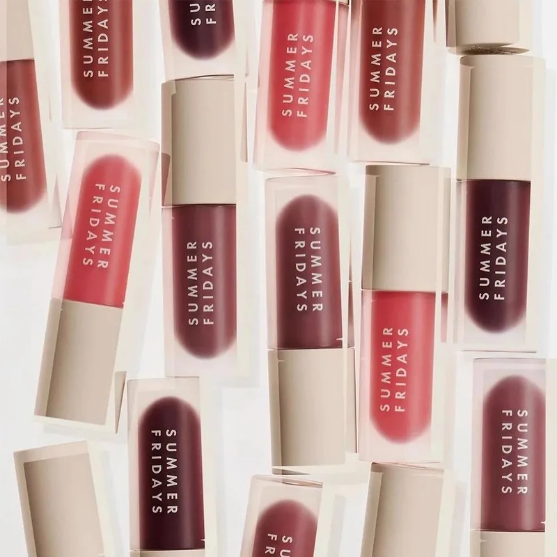 الصيف الجمعة بلسم الشفاه مرآة ترطيب ملمع الشفاه الشفاه الوردي الجوافة الفانيليا كعكة القهوة رائحة أحمر الشفاه ماكياج الزيت الشفاف