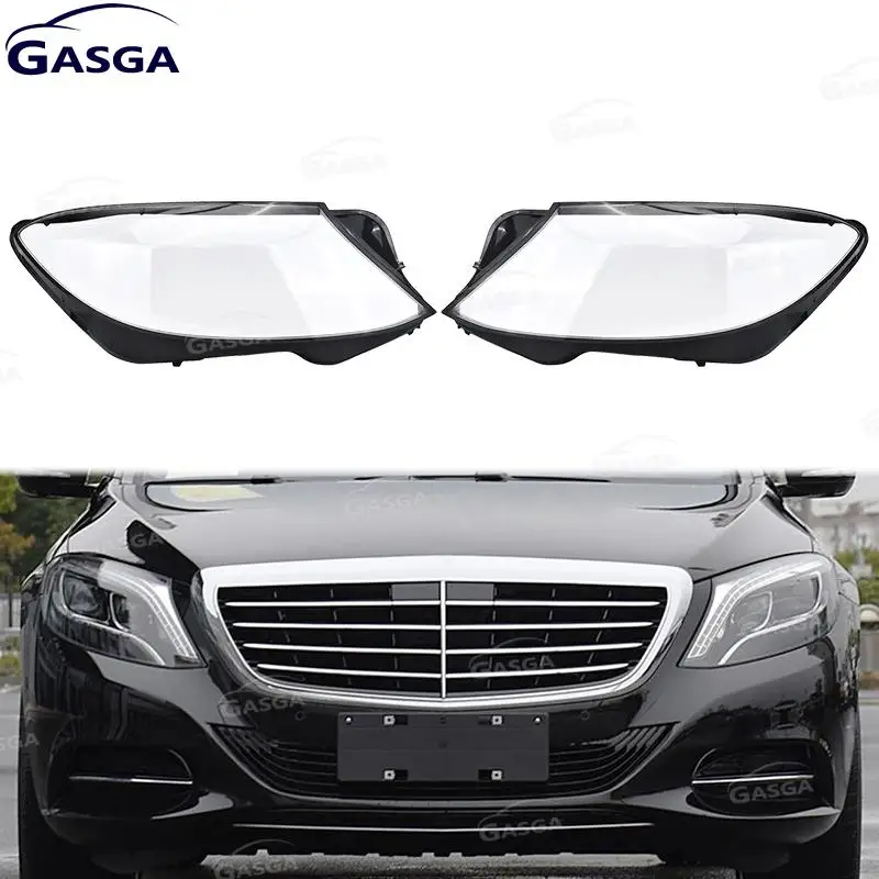 

Headlight Cover Shell L/R Car Headlight Lens Glass Lampcover Cover Lampshade Shell For Fit Mercedes-Benz W222 S-Class 2014-2017