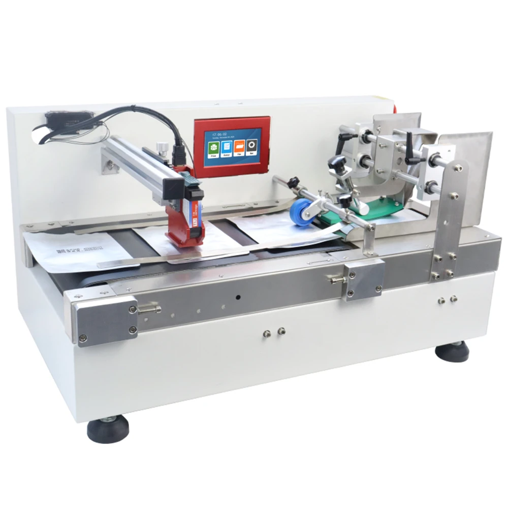 Imagem -05 - Impressora de Paginação Online Automática Máquina de Impressora de Codificação de Tinta Térmica Máquina de Paginação de Etiqueta de Caixa de Caixa de Plástico