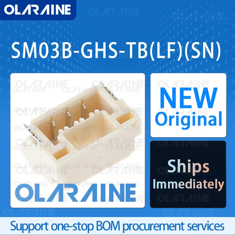 

50/200/500Pcs SM03B-GHS-TB(LF)(SN) 100% brand new and original IC chip Connector headers and wire housings 2 Position