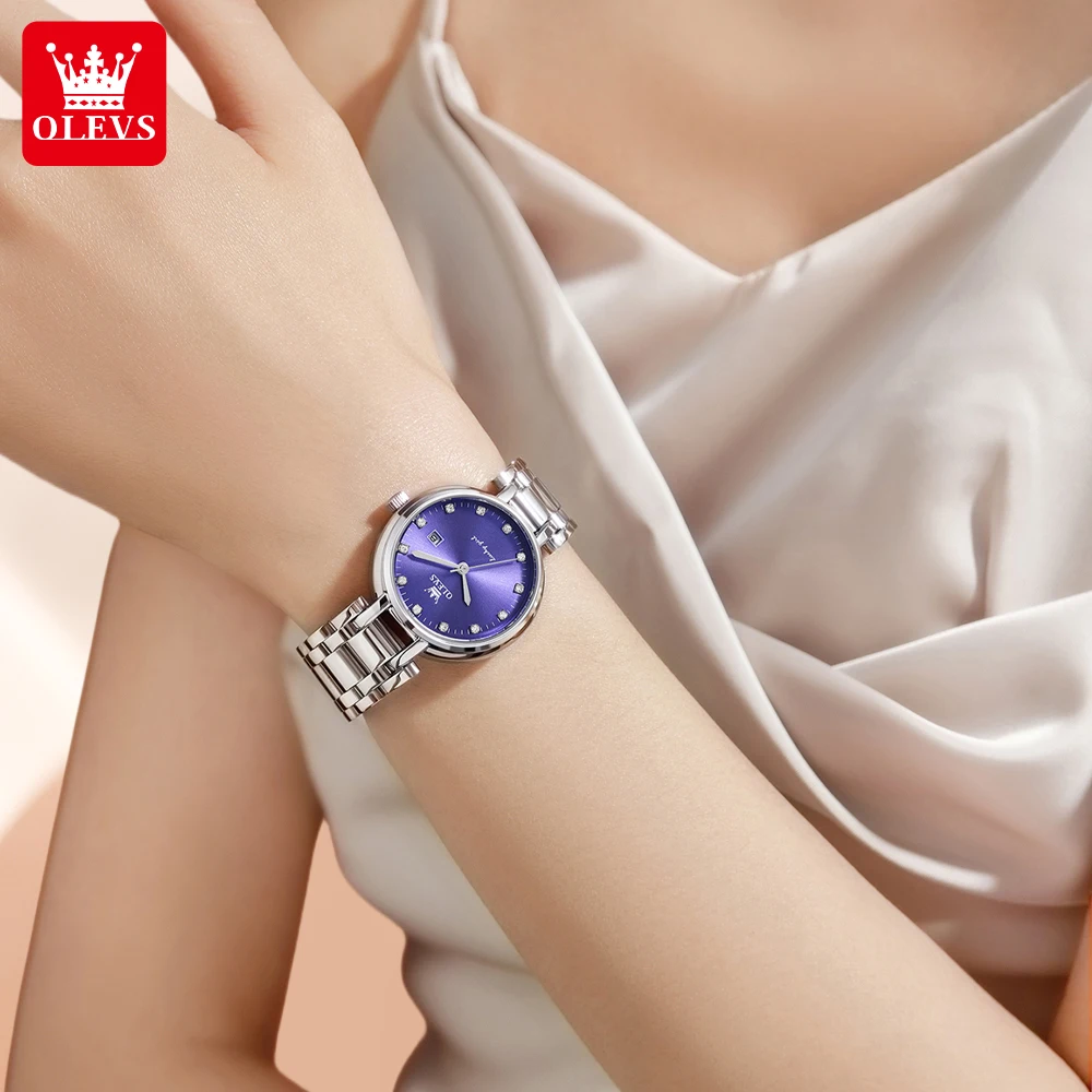 ساعة يد نسائية أنيقة OLEVS 557 - مراجعة Luxury Watch Top 10 وسعره